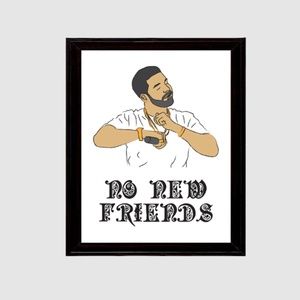 DRAKE DANCING NO NEW FRIENDS 11x17 inch ART PRINT